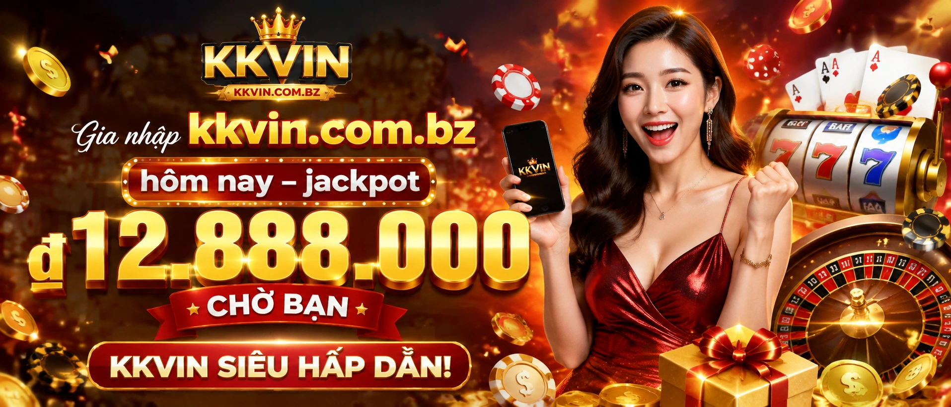 kkvin.com.bz giao diện trang chủ casino trực tuyến