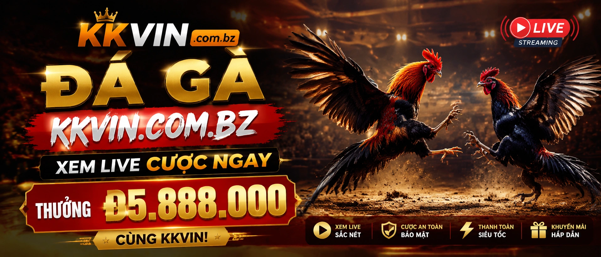 Giao diện Đá Gà Campuchia trên kkvin.com.bz