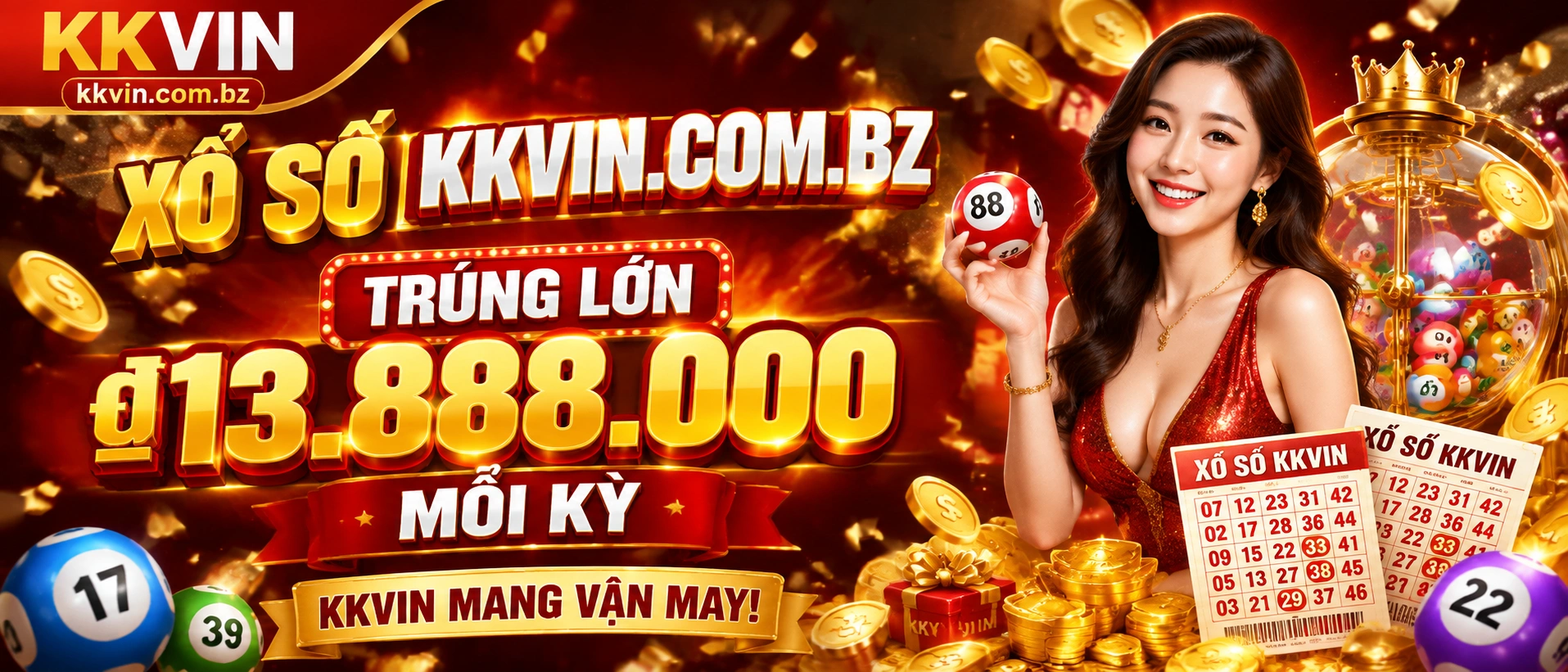 KKVIN Xổ Số - giao diện tra cứu kết quả theo khu vực